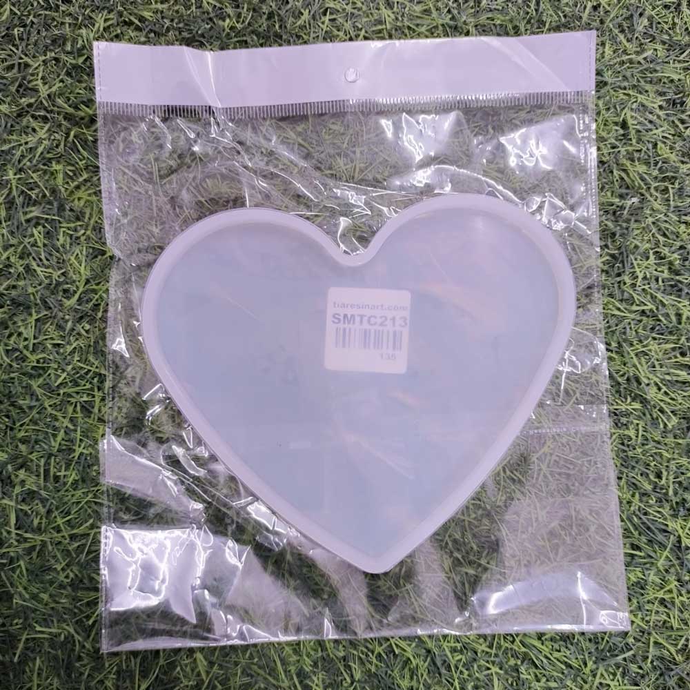 Heart Mould 19cm 12mm Depth Silicon Mould (SM153)
