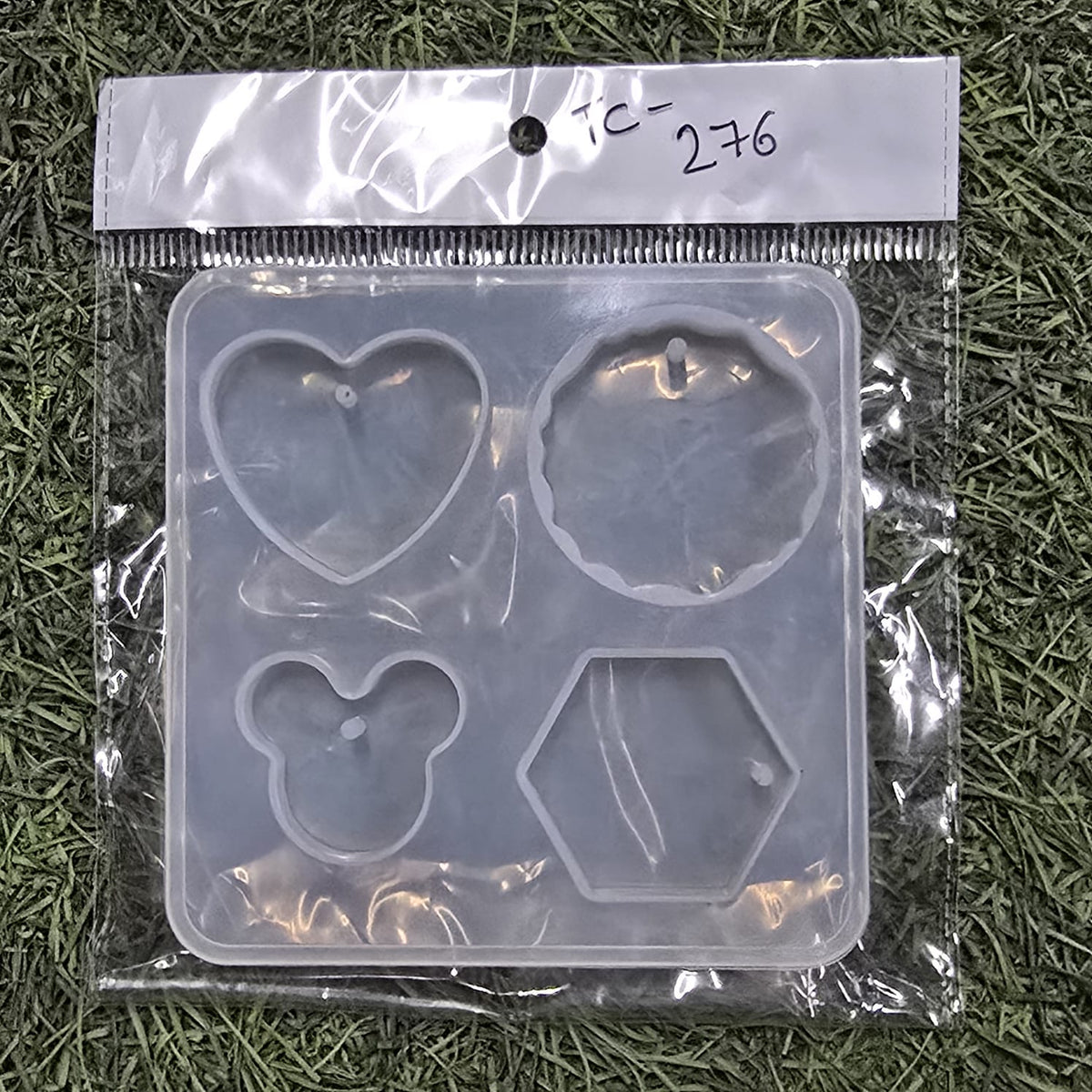Keychain 4 Cavity Micky Mix Silicon Mould (SM172)