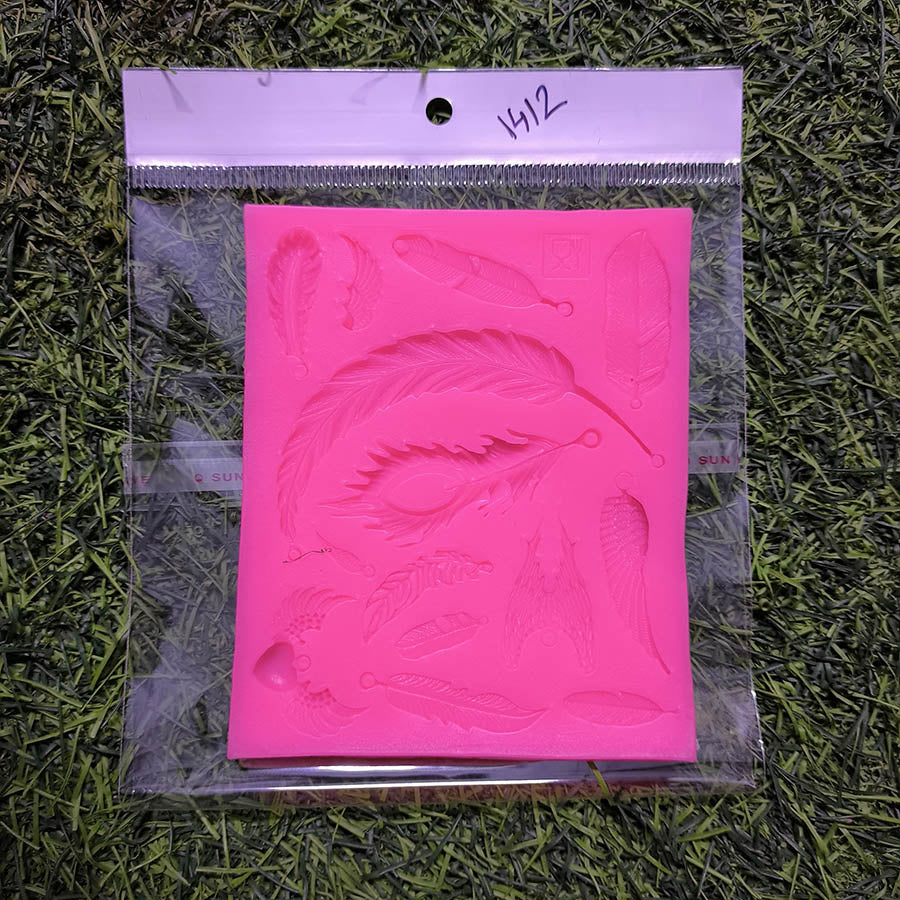 Leaf Mould  11.5x9.5cm Pink Mould (SM195)