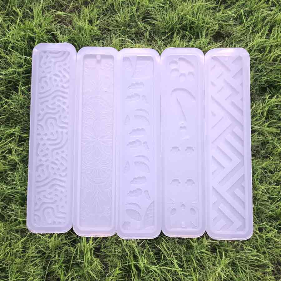 Bookmark Mould 5 DESIGN 6 INCH Mould (SM089)