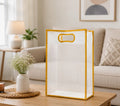 Clear PVC Gift Bag — Large, 30 × 12 × 40 cm — 1 Pc