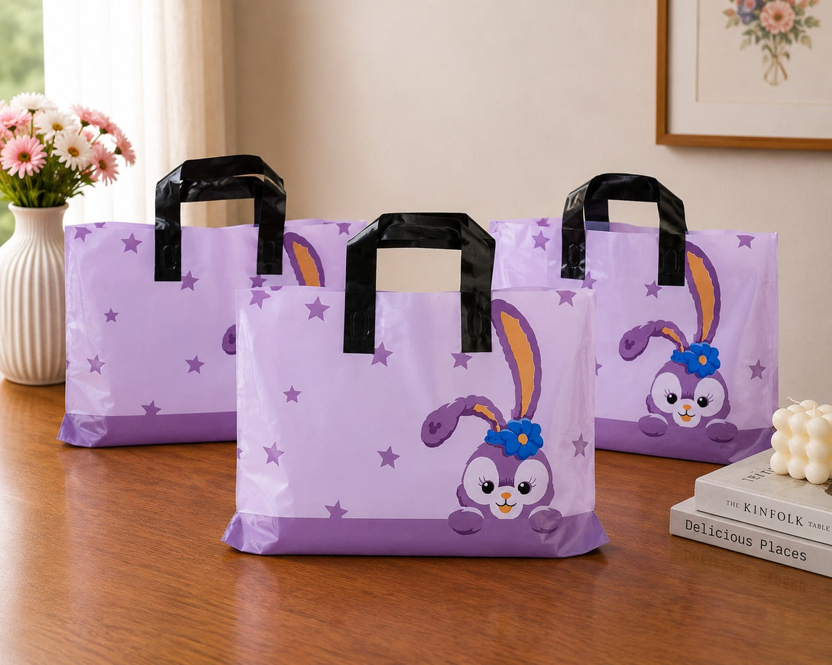 Printed Frosted Gift Tote — Assorted Designs — 1 Pc