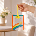 Printed Clear PVC Gift Bag — 14 × 12 × 19 cm — 1 Pc