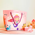 Pink Mermaid Paper Gift Bag — Large, 11 × 8 × 3.5 inches — 1 Pc