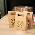 Brown Folding Window Gift Box — 15 cm Height — 1 Pc