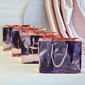 Pink Metallic Paper Gift Bag — Small — 1 Pc