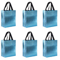 Blue Non-Woven Gift Bag — Small, 22 × 21.5 cm — 1 Pc