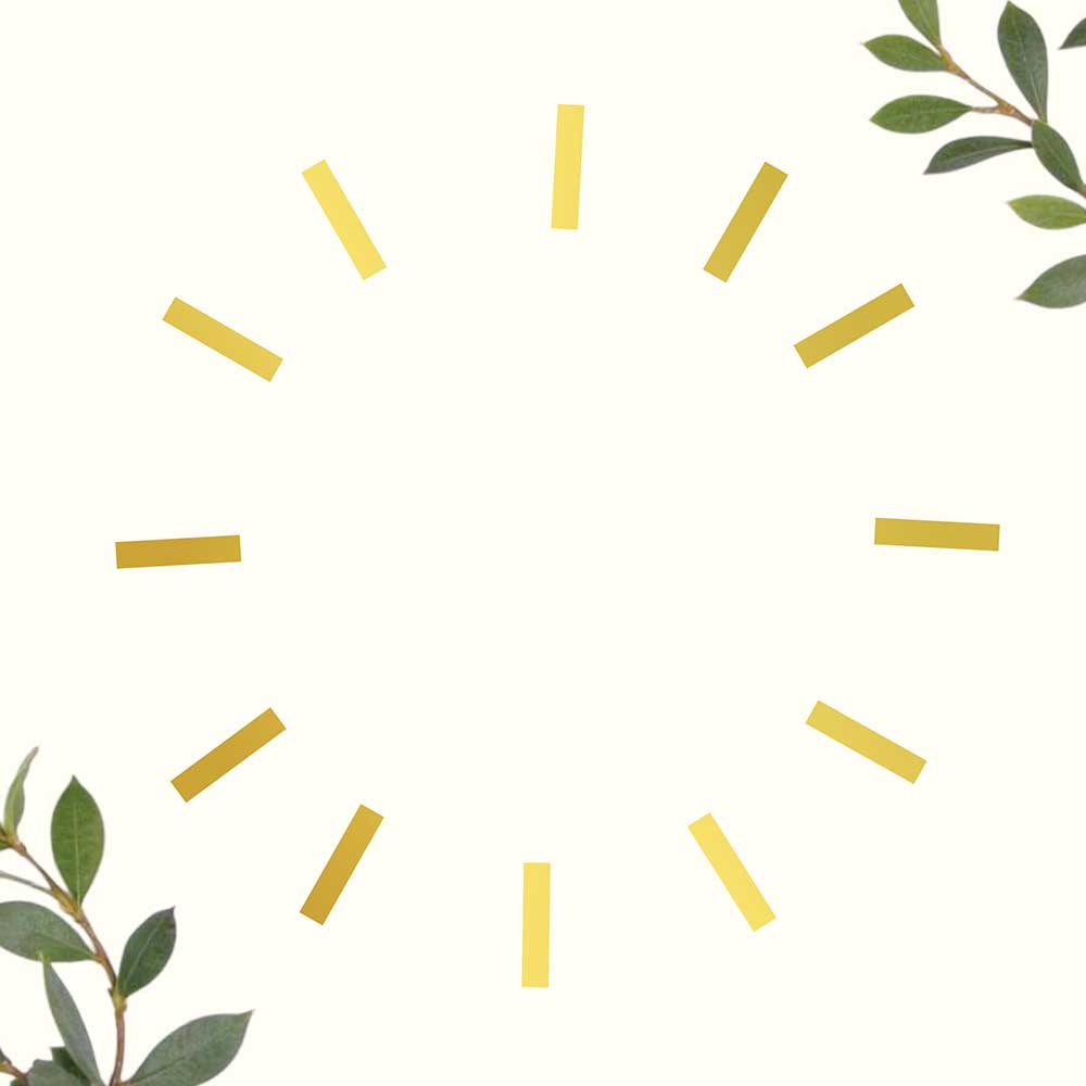 Golden Acrylic Cutting Strip for Resin Art Clock