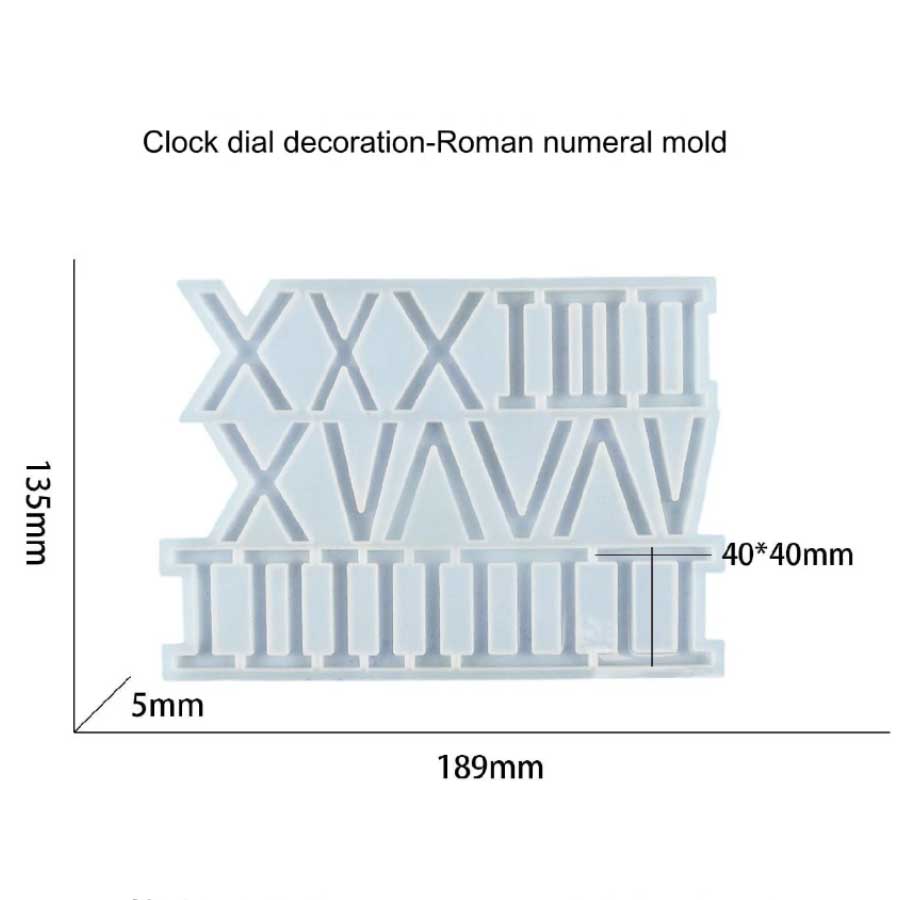Roman Number For Clock Dial Mould (SM235)