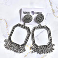 Jhumka Earring Bezels Silver For Resin Art (233)