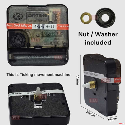 12mm Ticking Clock Machine (TR513)