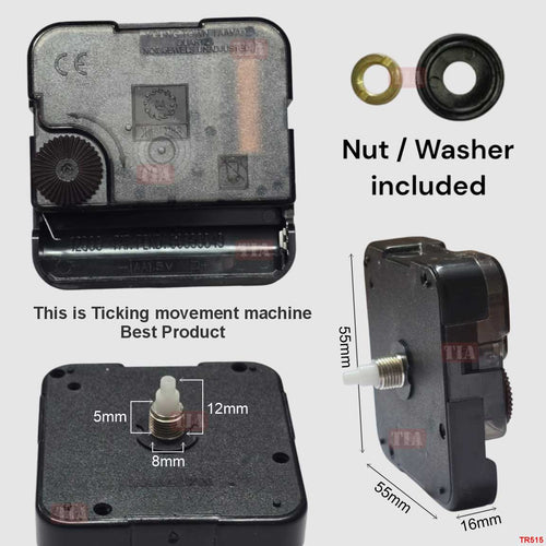 12mm Ticking Clock Machine Best Product (TR515)