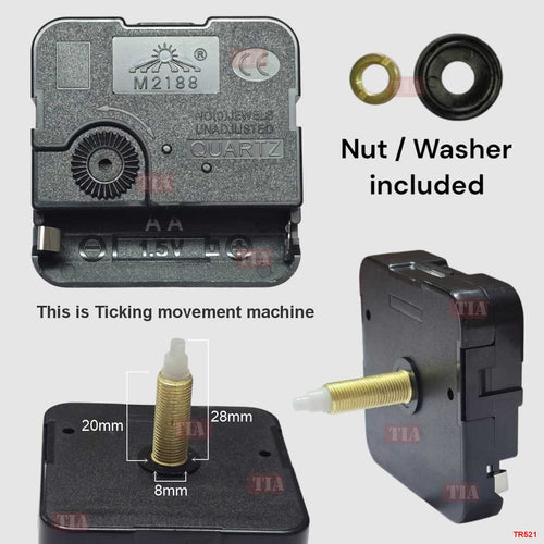 28mm Ticking Clock Machine (TR521)