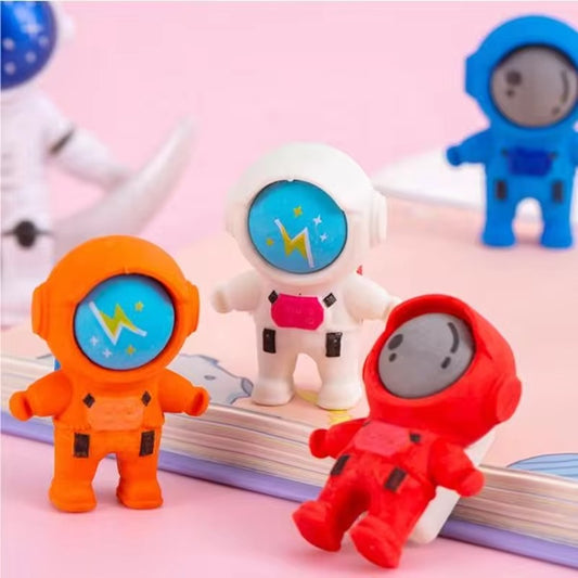 3D Astronaut Eraser (Pack Of 4)