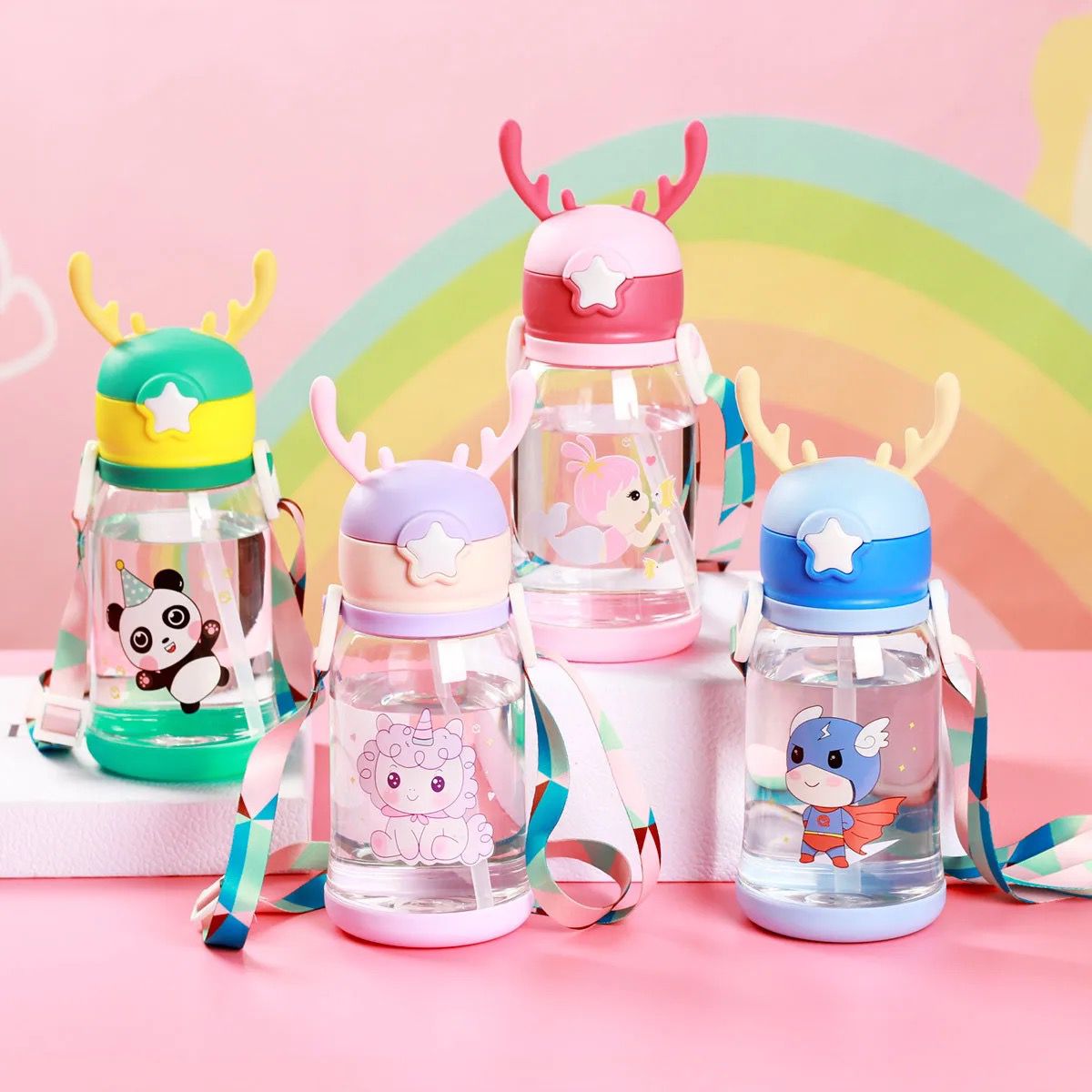 Cartoon Sipper Bottle For Kids