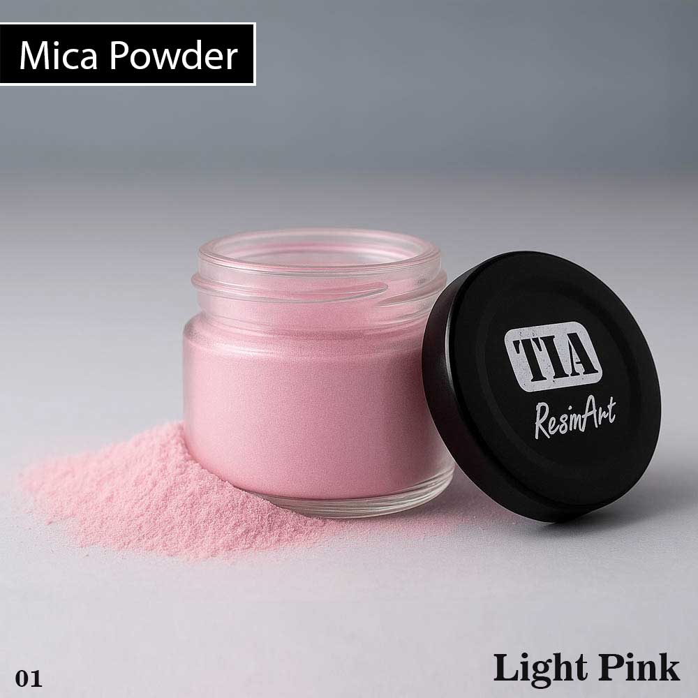 Mica Powder Pigment for Resin Art (Light Pink)