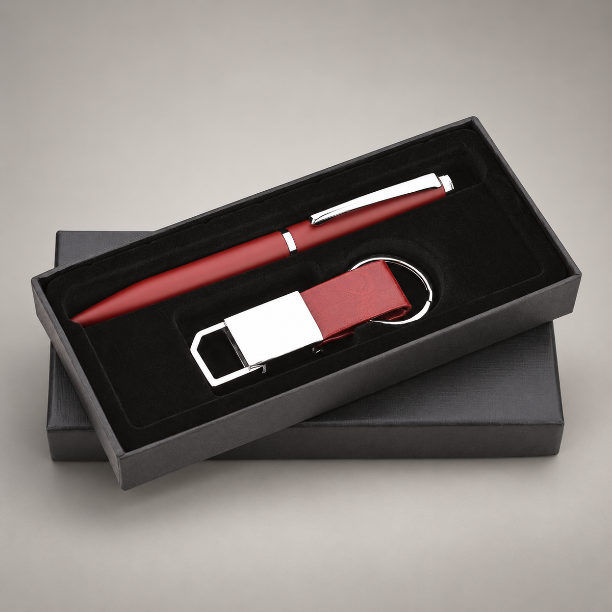 Corporate gift set 112: Pen & Keychain