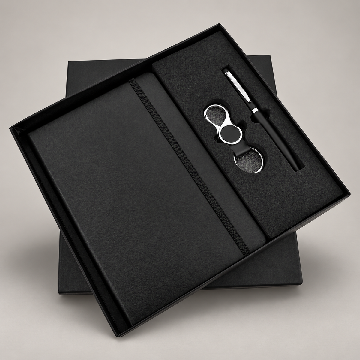 Corporate gift set 158: Pen, Diary & Keychain