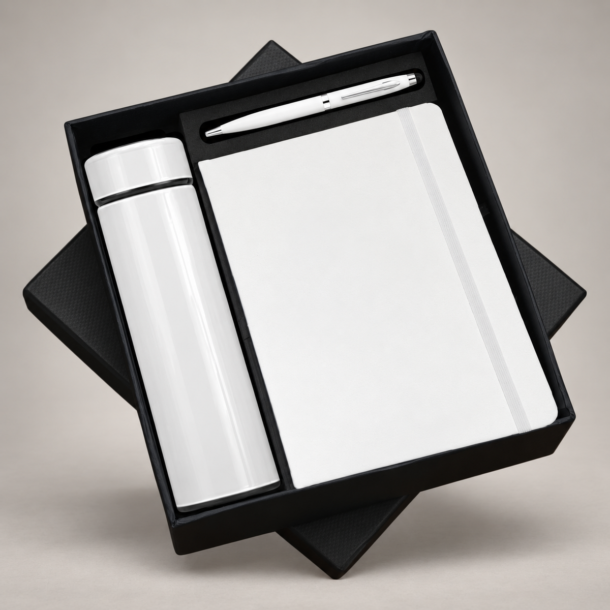 Corporate gift set 182: Diary, Pen & Temperature Bottle