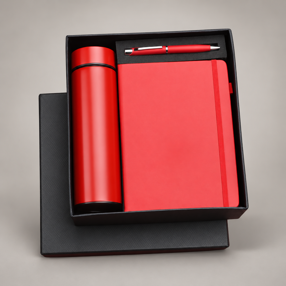 Corporate gift set 184: Diary, Pen & Temperature Bottle
