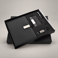 Corporate gift set 231: Pen, Diary & Keychain
