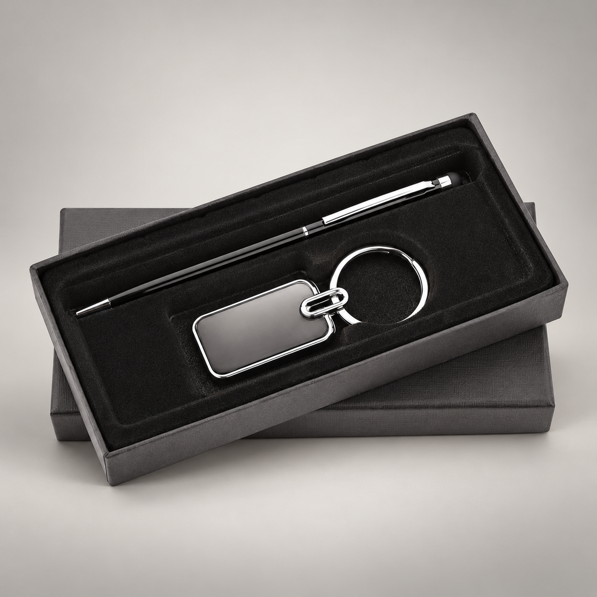 Corporate gift set 241: Pen & Keychain