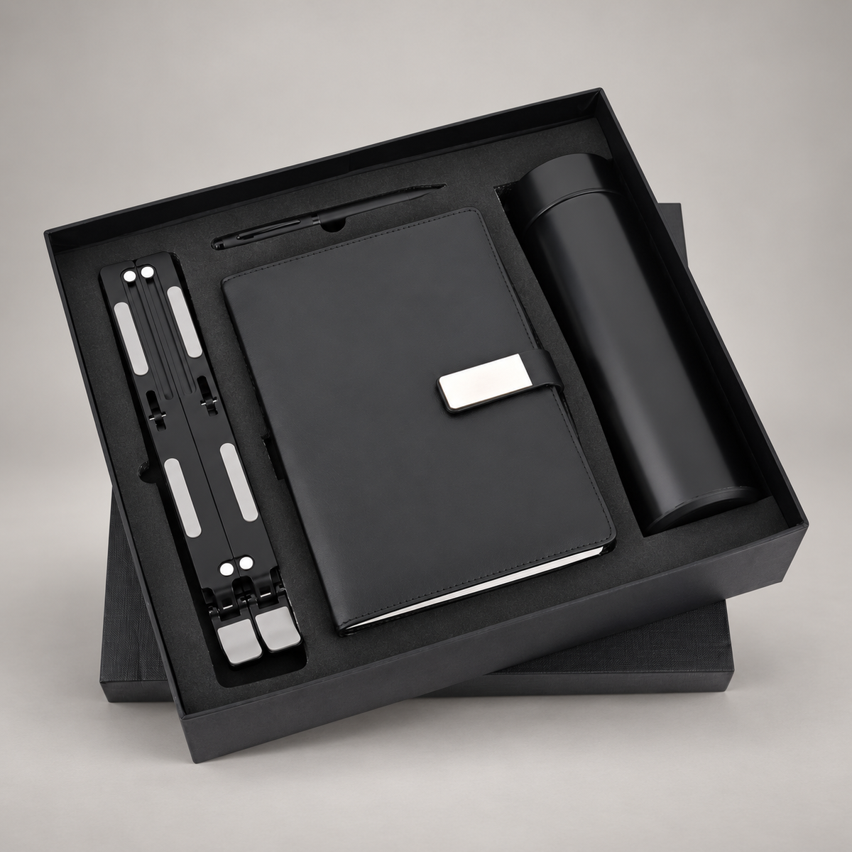 Corporate gift set 333: Diary, Pen, Bottle & Laptop Stand