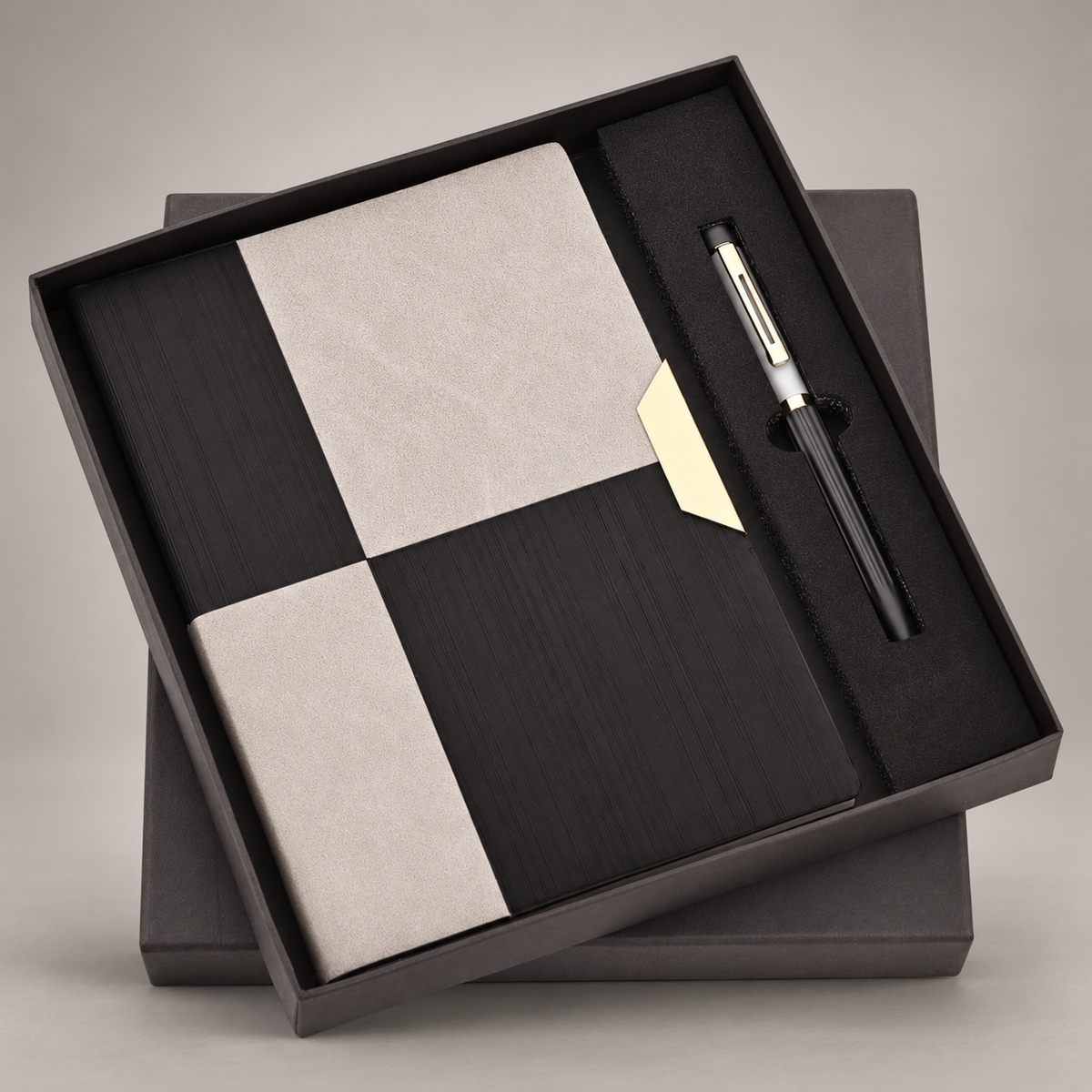 Corporate gift set 342: Pen & A5 Notebook