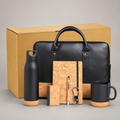 Corporate gift set 368: Cork Bottle, Mug, Diary, Pen,Cardholder, Keychain & Laptop Bag & Box