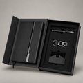 Corporate gift set 389: Pen, Diary, Keychain & Cardholder