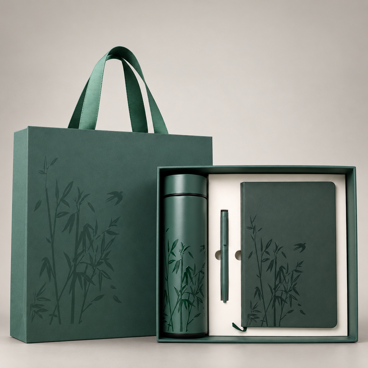Corporate gift set 395: Diary, Pen, Bottle & Sipper