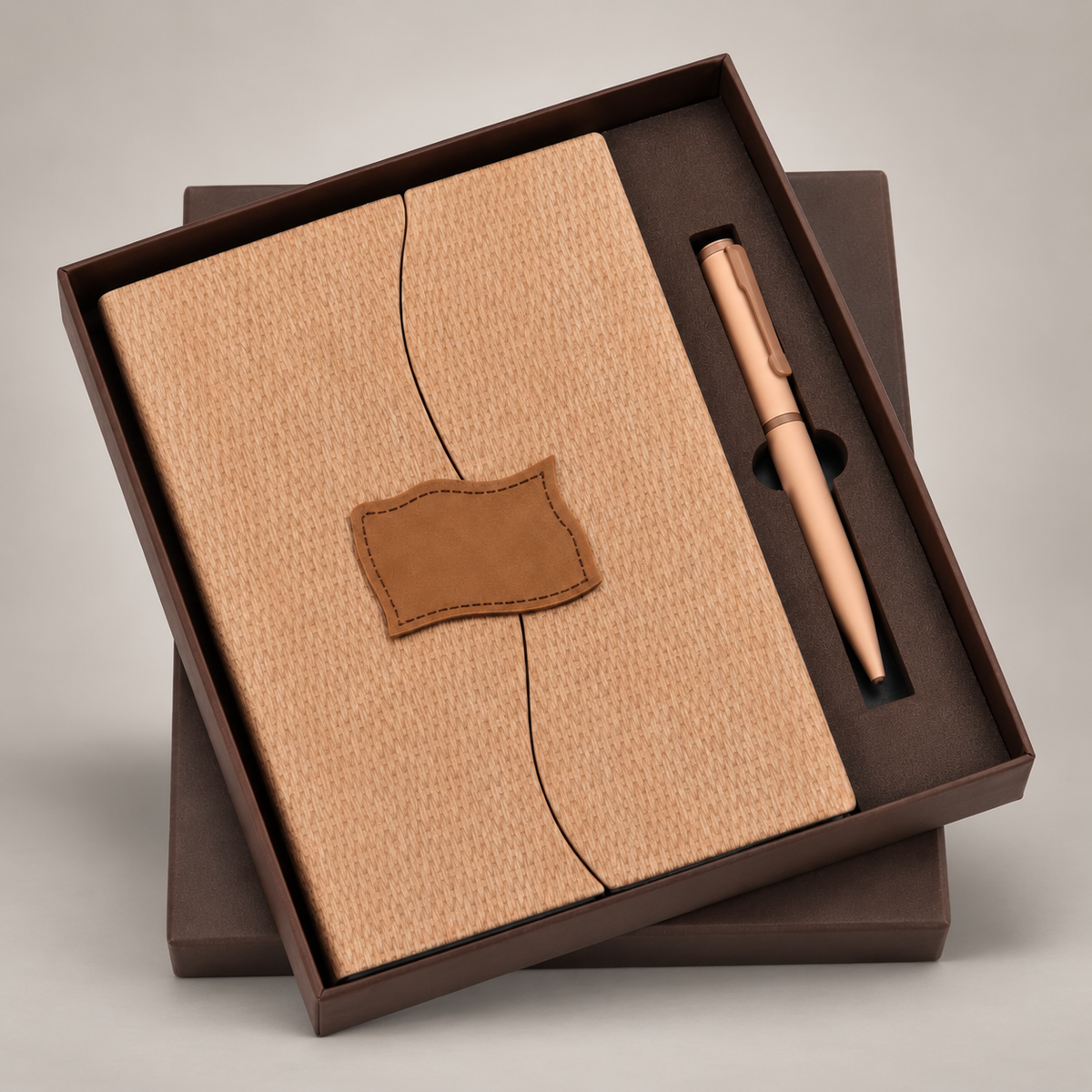 Corporate gift set 402: Diary & Metal Pen