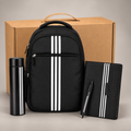Corporate gift set 406: Backpack, A5 Notebook, Metal Ball Pen & 500 ml Vacuum Bottle
