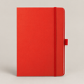 Red Elastic Band A5 Notebook — D139