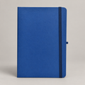 Blue Elastic Band A5 Notebook — D140