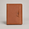 Tan Flap Closure A5 Notebook — D161