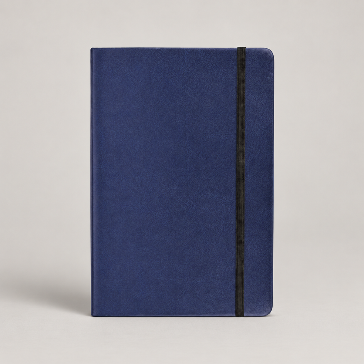 Navy Elastic Band A5 Notebook — D178