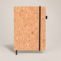 Cork Cover Elastic Band A5 Notebook — D185