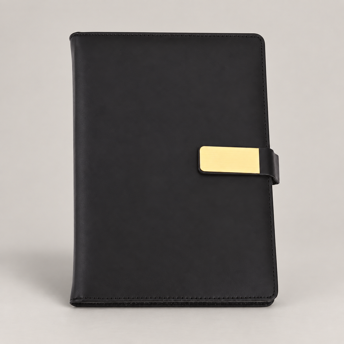 Black Gold Plate A5 Notebook — D198