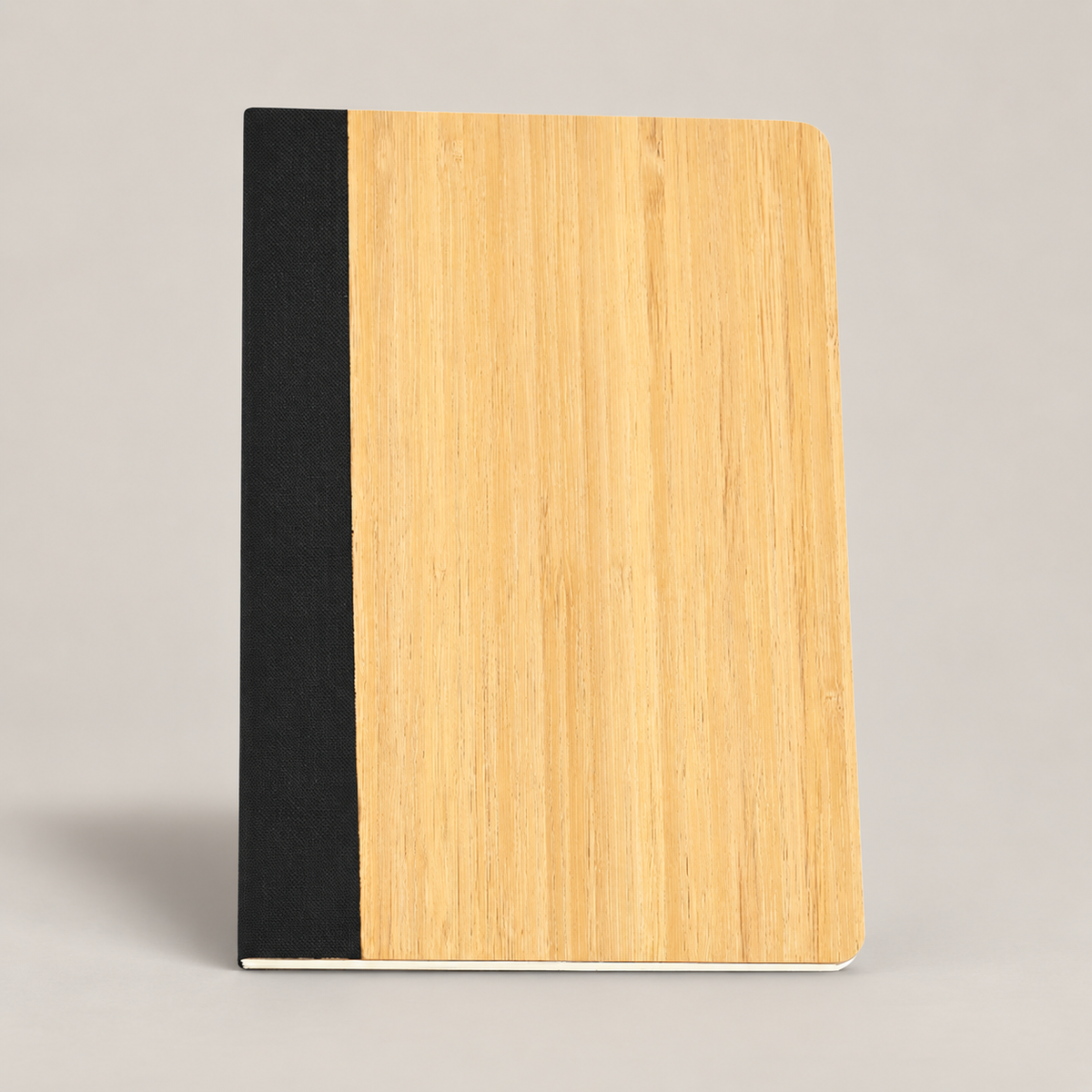 Bamboo Look Two Tone A5 Notebook — D200