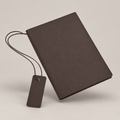 Brown Cord Closure A5 Notebook — D221