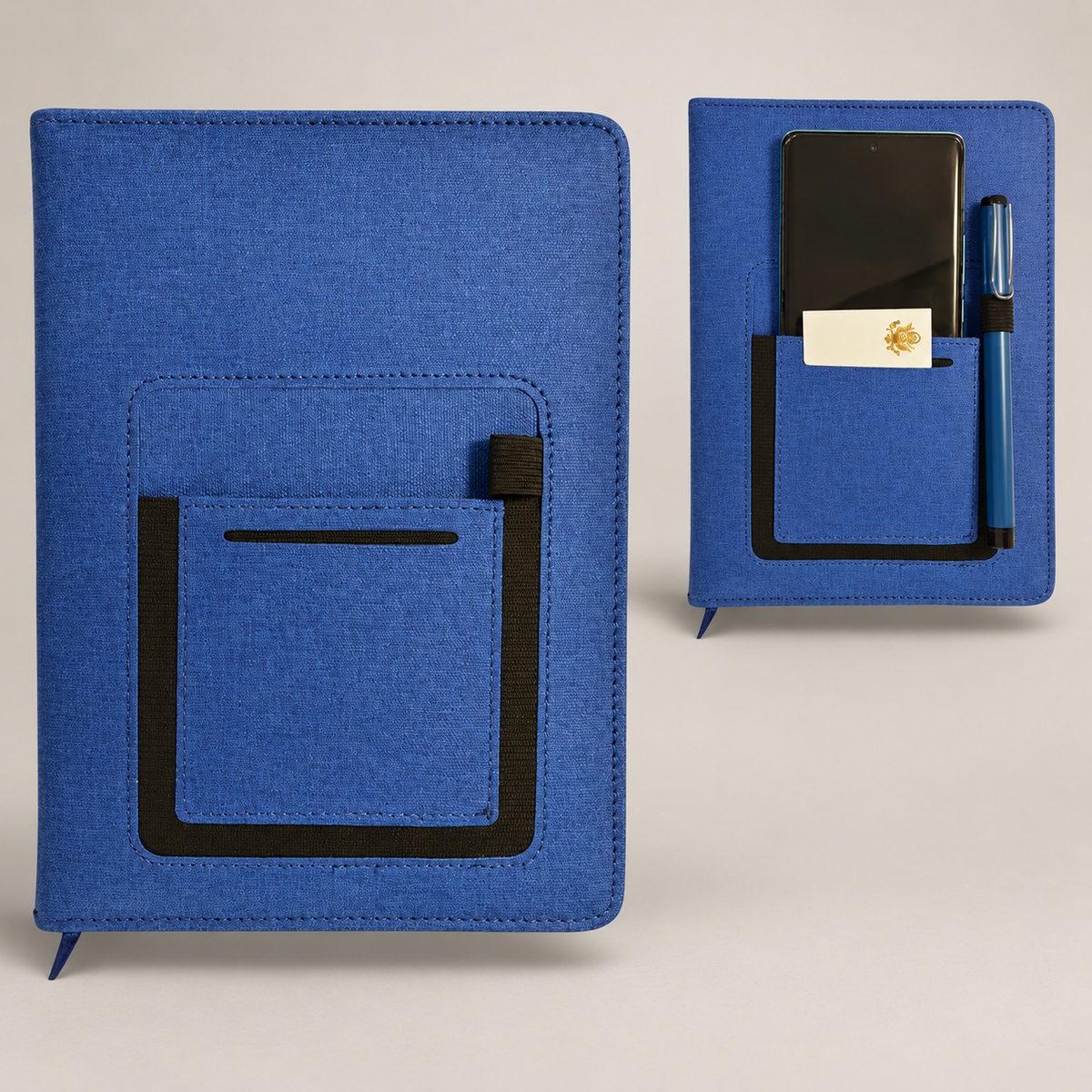 Blue Pocket A5 Notebook — D253