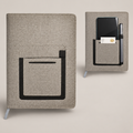 Grey Pocket A5 Notebook — D254
