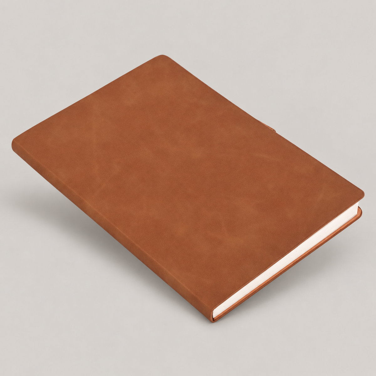Brown Textured A5 Notebook — D261