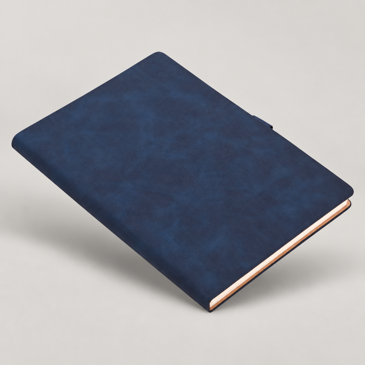 Navy Textured A5 Notebook — D263