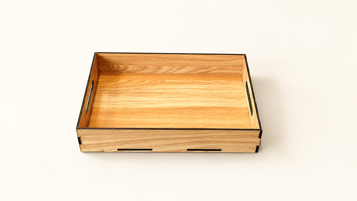 Prelam MDF Diwali Tray – 12 × 8 × 2 inches — PDF product view 1
