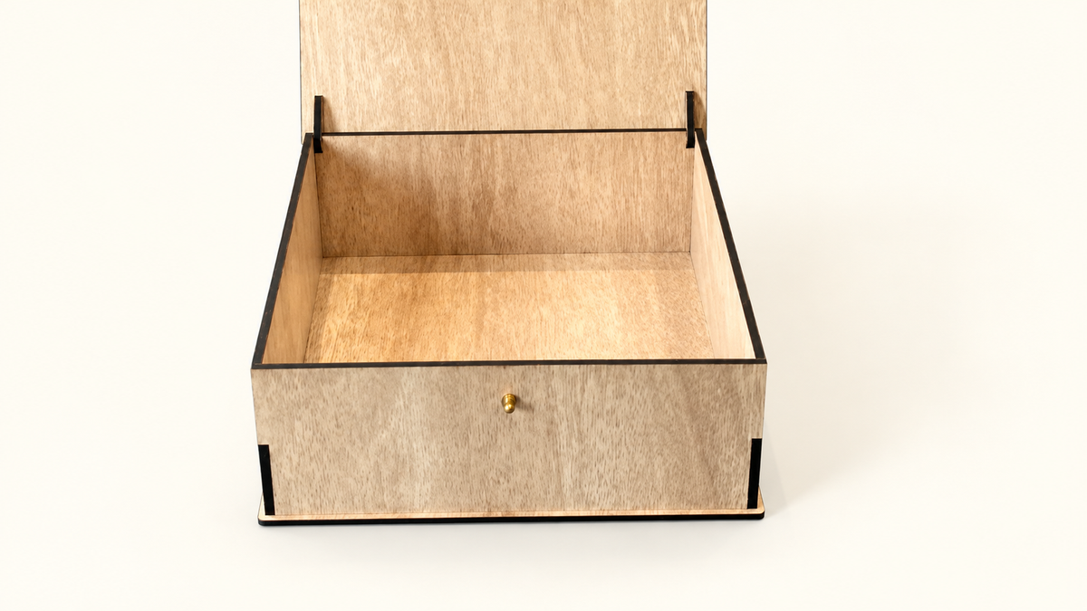 Prelam MDF Diwali Box – 8 × 8 × 3 inches — PDF product view 1