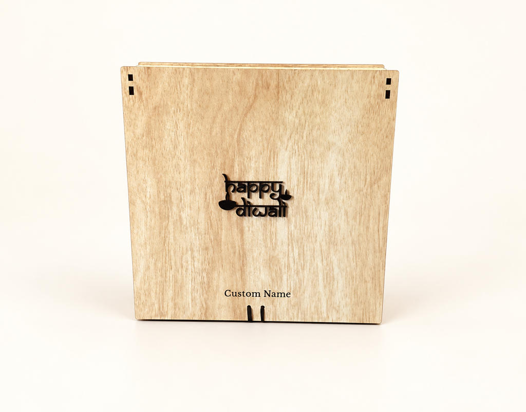 Prelam MDF Diwali Box – 10 × 10 × 3 inches — PDF product view 2