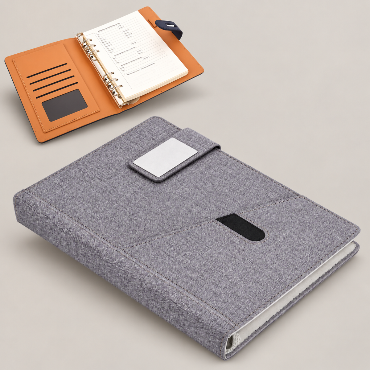 Grey Plate Closure Ring Organizer — OR12