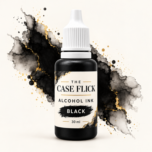 Black Alcohol Ink for Resin Art 30ml – The Case Flick